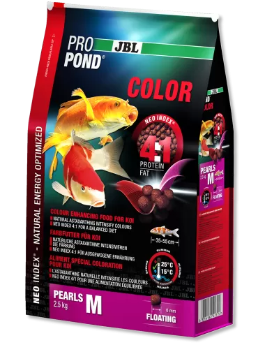 JBL - ProPond Color M - 6l - Aliment spécial couleur pour koïs de petite taille