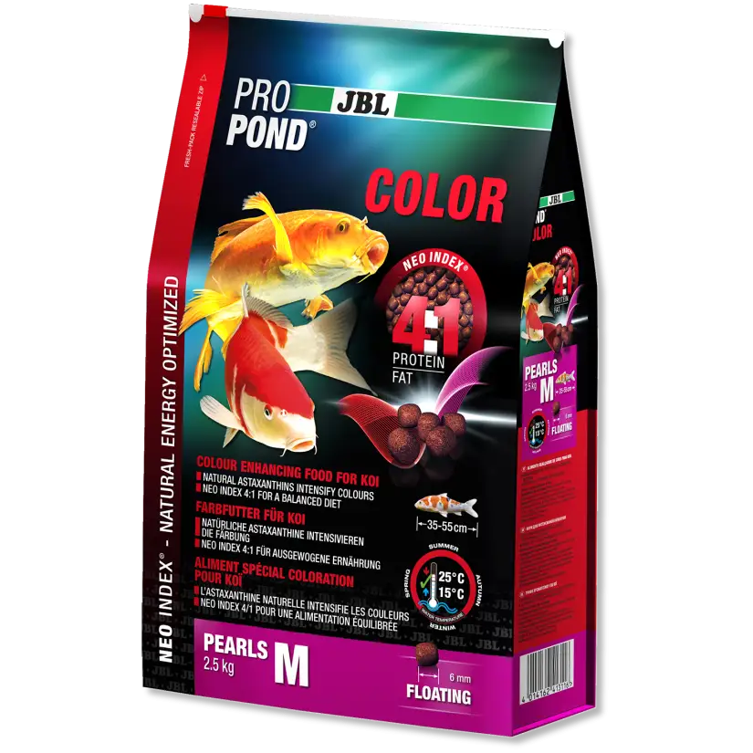 JBL - ProPond Color M - 6l - Aliment spécial couleur pour koïs de petite taille