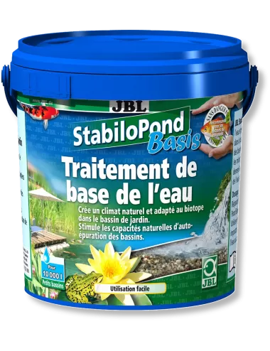 JBL - StabiloPond Basis - 2.5kg - Produit d'entretien de base pour tous les bassins de jardin