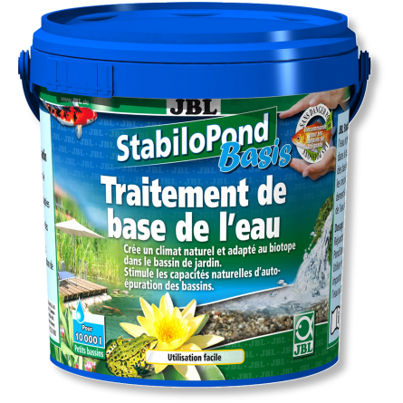 JBL - StabiloPond Basis - 2,5kg - Produto básico de manutenção para todos os lagos de jardim JBL - StabiloPond Basis - 2,5kg - Produto básico de manutenção para todos os lagos de jardim