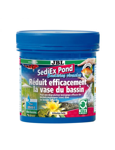 JBL - SediEX Pond - 250g - Bakterien und Aktivsauerstoff für den Schlammabbau