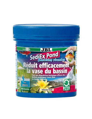 JBL - SediEX Pond - 250g - Bakterien und Aktivsauerstoff für den Schlammabbau