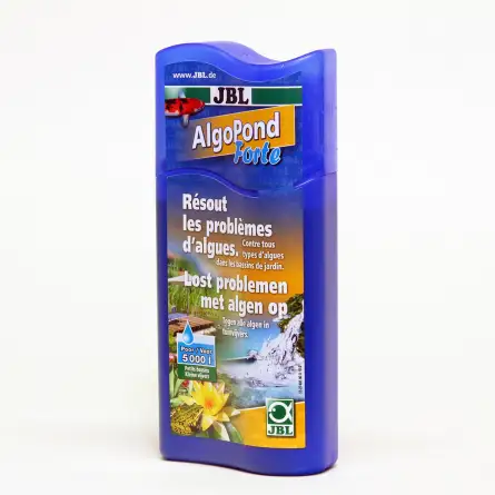 JBL - AlgoPond Forte - 250ml - Acondicionador de agua contra todas las algas JBL - AlgoPond Forte - 250ml - Acondicionador de agua contra todas las algas