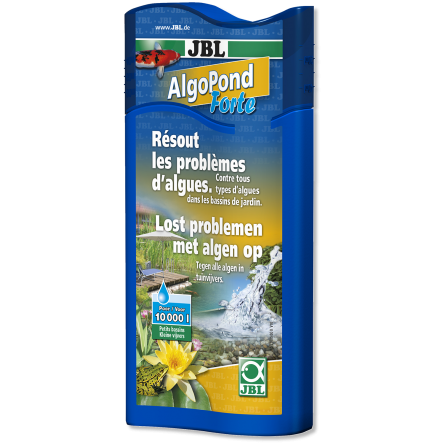 JBL - AlgoPond Forte - 250ml - Acondicionador de agua contra todas las algas JBL - AlgoPond Forte - 250ml - Acondicionador de agua contra todas las algas