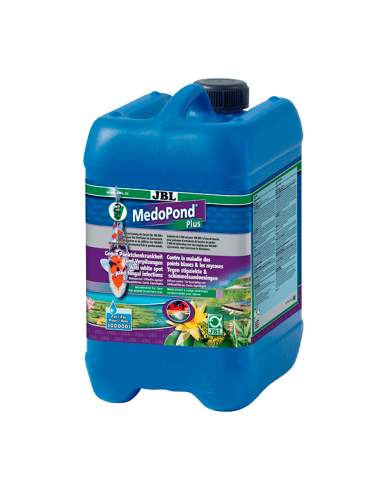 JBL - MedoPond Plus - 5l - Médicament contre la maladie des points blancs et les champignons.