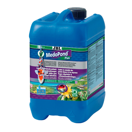 JBL - MedoPond Plus - 5l - Arzneimittel gegen Pünktchenkrankheit und Pilze. JBL - MedoPond Plus - 5l - Arzneimittel gegen Pünktchenkrankheit und Pilze.