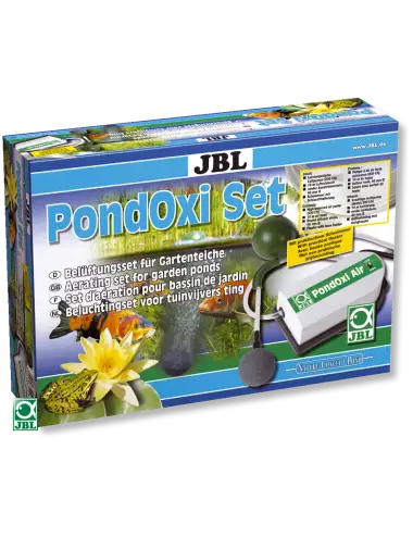 JBL - JBL PondOxi Set - 200 l/h - Set per l'aerazione del laghetto da giardino