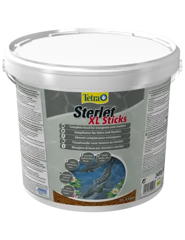 TETRA - Tetra Pond Sterlet Sticks XL - 5l - Nourriture pour sterlets et autres esturgeons.
