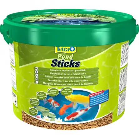 TETRA - Pond Sticks - 10l - Alimento para peixes de lago TETRA - Pond Sticks - 10l - Alimento para peixes de lago