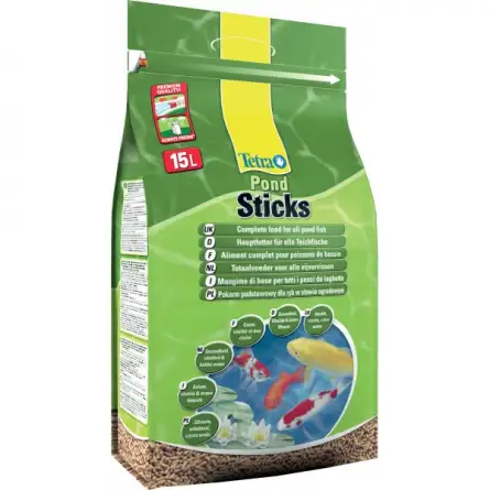 TETRA - Pond Sticks - 15l - Nourriture pour les poissons de bassins TETRA - Pond Sticks - 15l - Nourriture pour les poissons de bassins