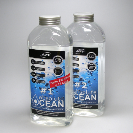 ATI – Absolute Ocean – 2 x 1,07 l – Konzentriertes flüssiges Meerwasser ATI – Absolute Ocean – 2 x 1,07 l – Konzentriertes flüssiges Meerwasser