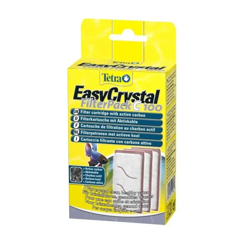TETRA - EasyCrystal Filterpack C 100 - A tetra c100 filter cartridge for the cascade globe aquarium