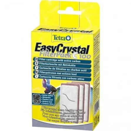TETRA - EasyCrystal Filterpack C 100 - A tetra c100 filter cartridge for the cascade globe aquarium TETRA - EasyCrystal Filterpack C 100 - A tetra c100 filter cartridge for the cascade globe aquarium