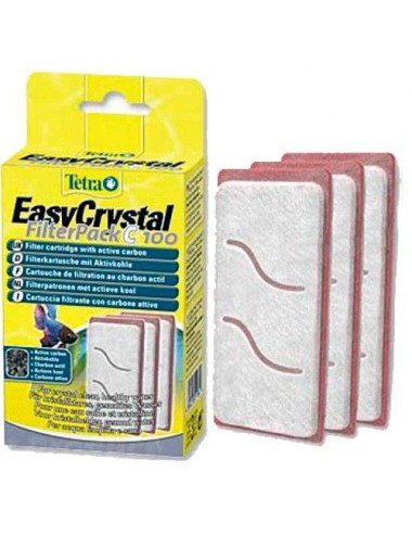 TETRA - EasyCrystal Filterpack C 100 - Une cartouche de filtration tetra c100 destiné à l'aquarium cascade globe
