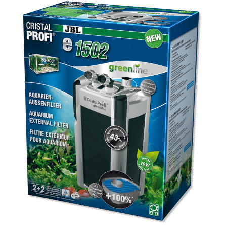 JBL - Filtro CristalProfi e1502 greenline - Para aquários até 700l JBL - Filtro CristalProfi e1502 greenline - Para aquários até 700l
