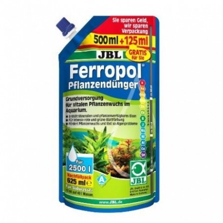 JBL - Ferropol Recharge 500ml + 125ml gratuit - Fertilisant pour plantes