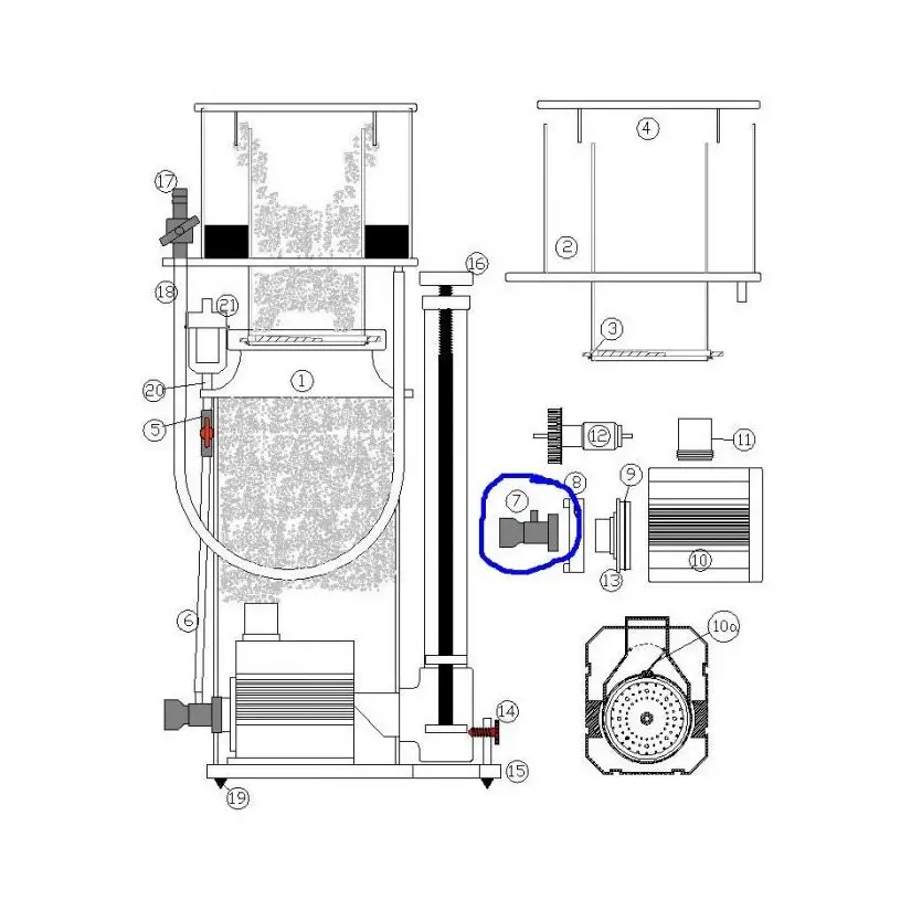 DELTEC - Venturi for skimmer SC1351 and 1456 Deltec - 1