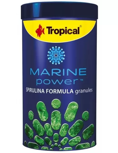 TROPICAL - Marine Power Spirulina - 250ml - Alimento granulado para peixes marinhos