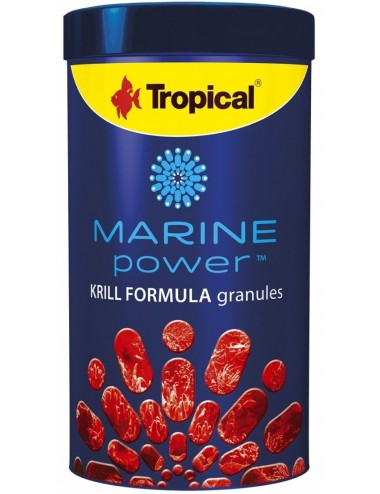 TROPICAL - Marine Power Krill - 1000ml - Alimento granulado para peixes marinhos