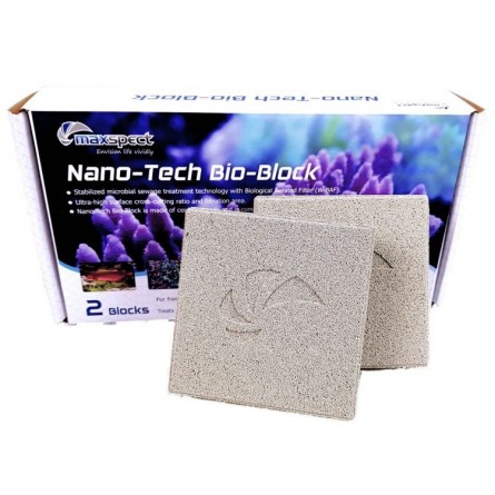 MAXSPECT - Nano-Tech Bio-Block - Bacteriële ondersteuning voor aquarium MAXSPECT - Nano-Tech Bio-Block - Bacteriële ondersteuning voor aquarium