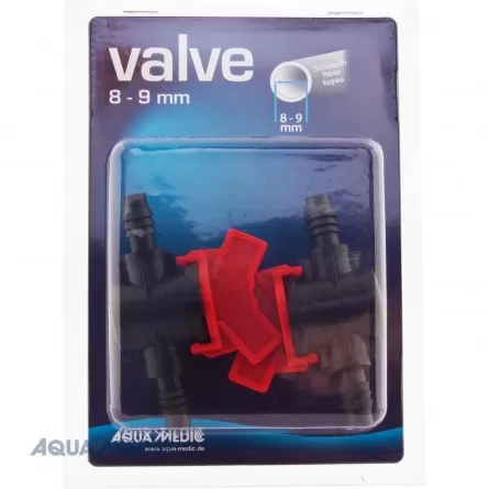 AQUA MEDIC - Valve 8/9mm pour Tuyaux PVC - Lot de 2