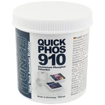 TUNZE - Quickphos - 750 ml - Résine anti phosphate à action rapide TUNZE - Quickphos - 750 ml - Résine anti phosphate à action rapide