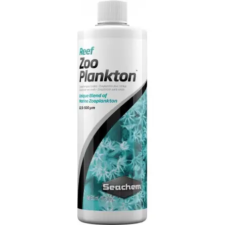 SEACHEM - Zooplâncton de recife - 500 ml - Zooplâncton para aquário SEACHEM - Zooplâncton de recife - 500 ml - Zooplâncton para aquário
