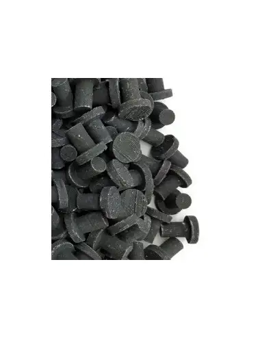 STECKER - 25 hawaiianische schwarze Stecker aus 100 % Aragonit