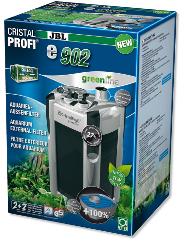 JBL - CristalProfi e902 greenline filter - Filtro externo para acuarios de 90 a 300 litros