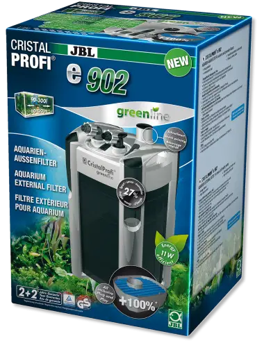 JBL - Filtro CristalProfi e902 greenline - Filtro externo para aquários de 90 a 300 litros