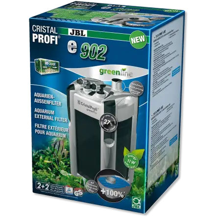 JBL - Filtro CristalProfi e902 greenline - Filtro externo para aquários de 90 a 300 litros JBL - Filtro CristalProfi e902 greenline - Filtro externo para aquários de 90 a 300 litros