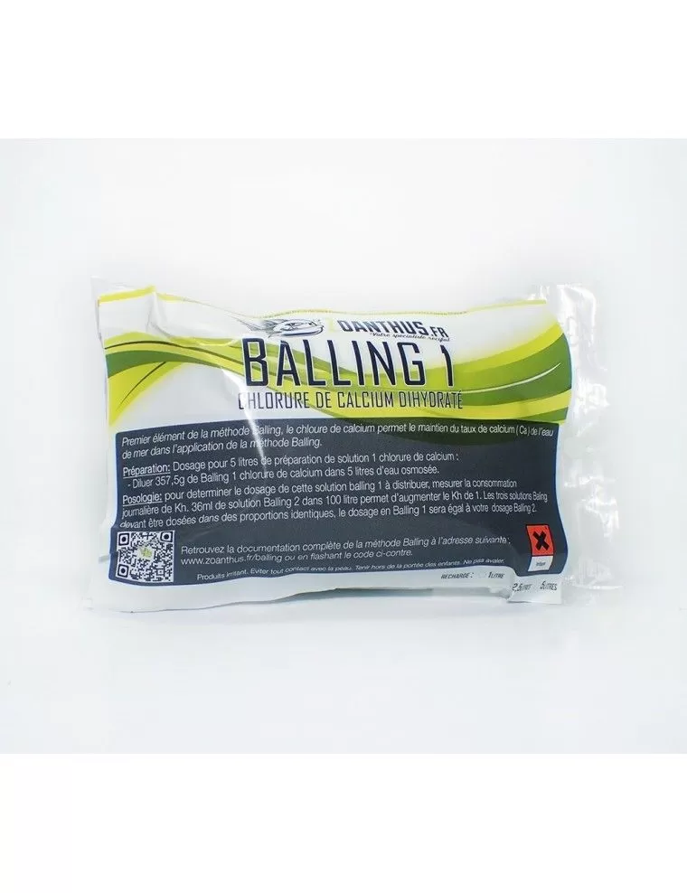 - ZOANTHUS.fr 1litre Balling 1 Calcium chloride dihydrate refill