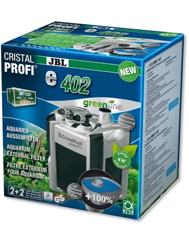 JBL - CristalProfi e402 greenline filter - Vanjski filter za akvarije od 40 do 120 litara