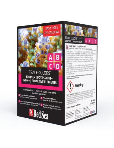 Red Sea - Trace Colors Nanokit - 4X100ml - Complément pour coraux