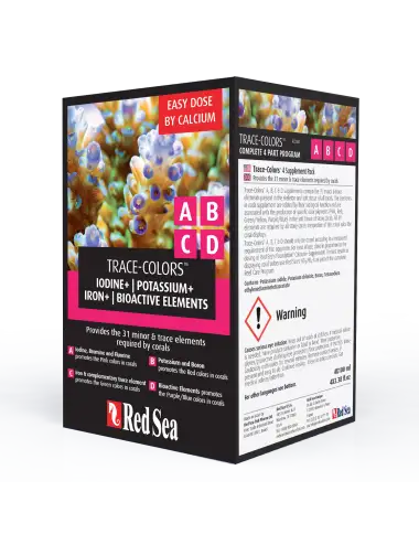 Red Sea - Trace Colors Nanokit - 4X100ml - Korallenergänzung