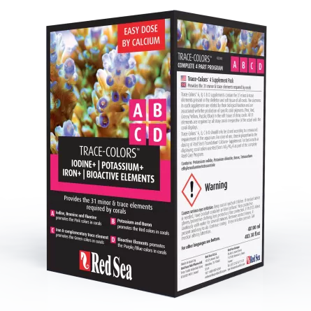 Red Sea - Trace Colors Nanokit - 4X100ml - Complément pour coraux