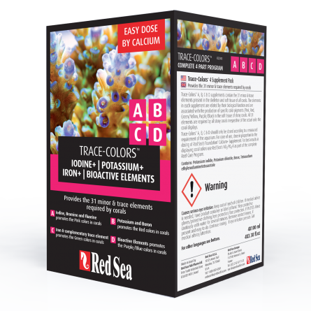 Red Sea - Trace Colors Nanokit - 4X100ml - Korallenergänzung Red Sea - Trace Colors Nanokit - 4X100ml - Korallenergänzung