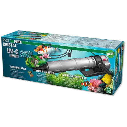 JBL - ProCristal Compact - UV-C 36W - Filtro UV para aquário até 3000l JBL - ProCristal Compact - UV-C 36W - Filtro UV para aquário até 3000l
