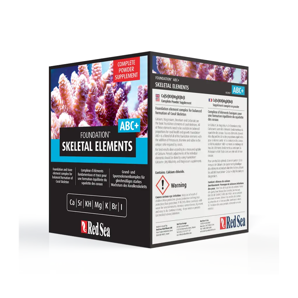 Red Sea - Skeletal Elements - Reef Foundation ABC Plus Powder 1KG box