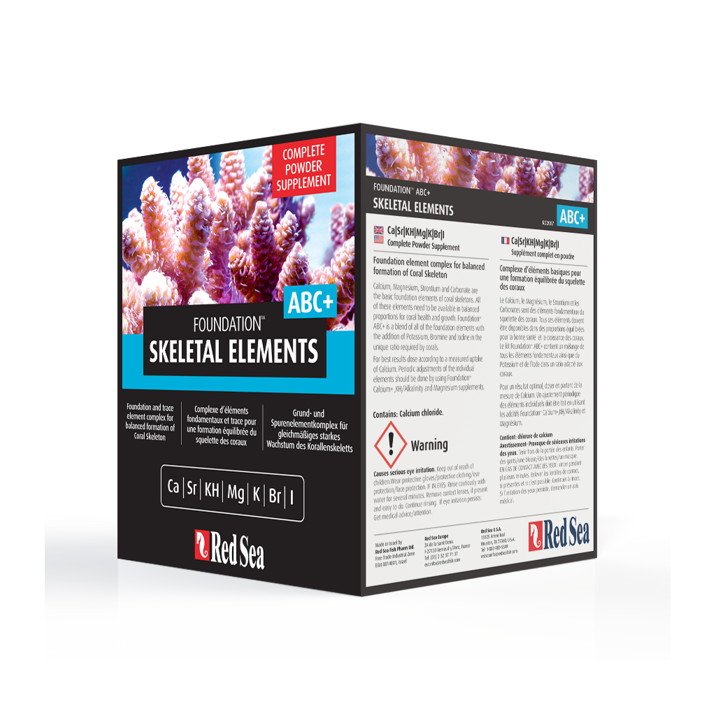 Red Sea - Skeletal Elements - Reef Foundation ABC Plus Powder 1KG box